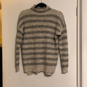Dark and light grey sweater